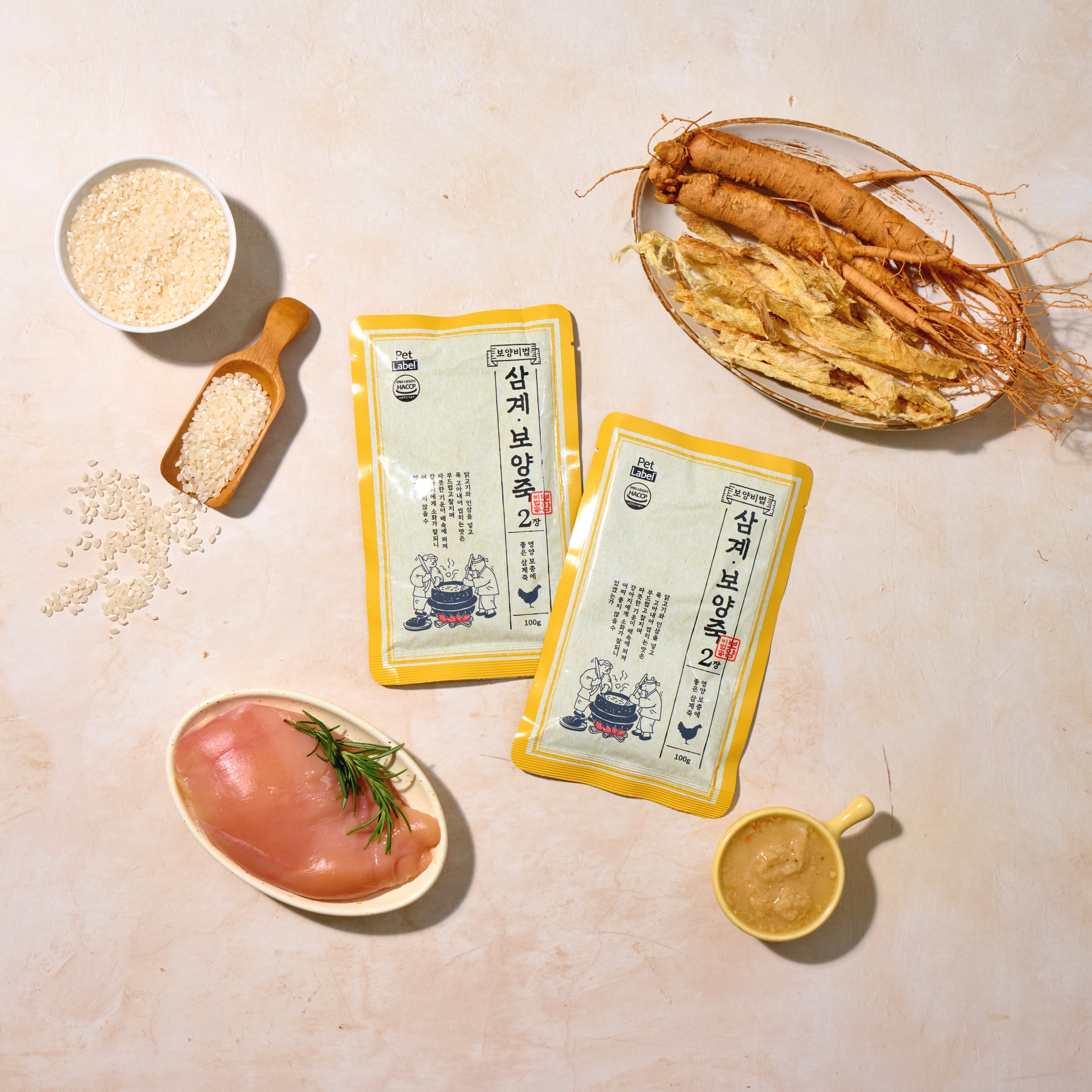 펫라벨 보양비법 100g x 10ea (소고기 / 삼계 / 전복)