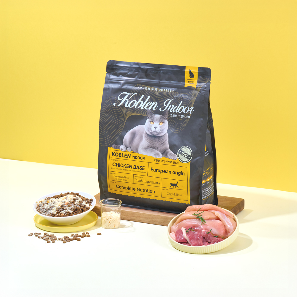 펫라벨 코블렌 인도어 고양이 사료 2kg