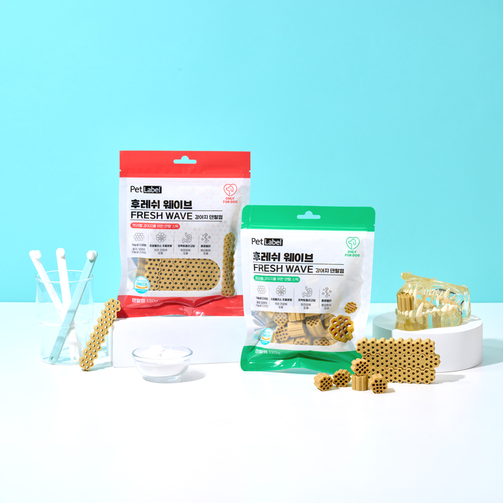 펫라벨 후레쉬웨이브 small 120g 3팩