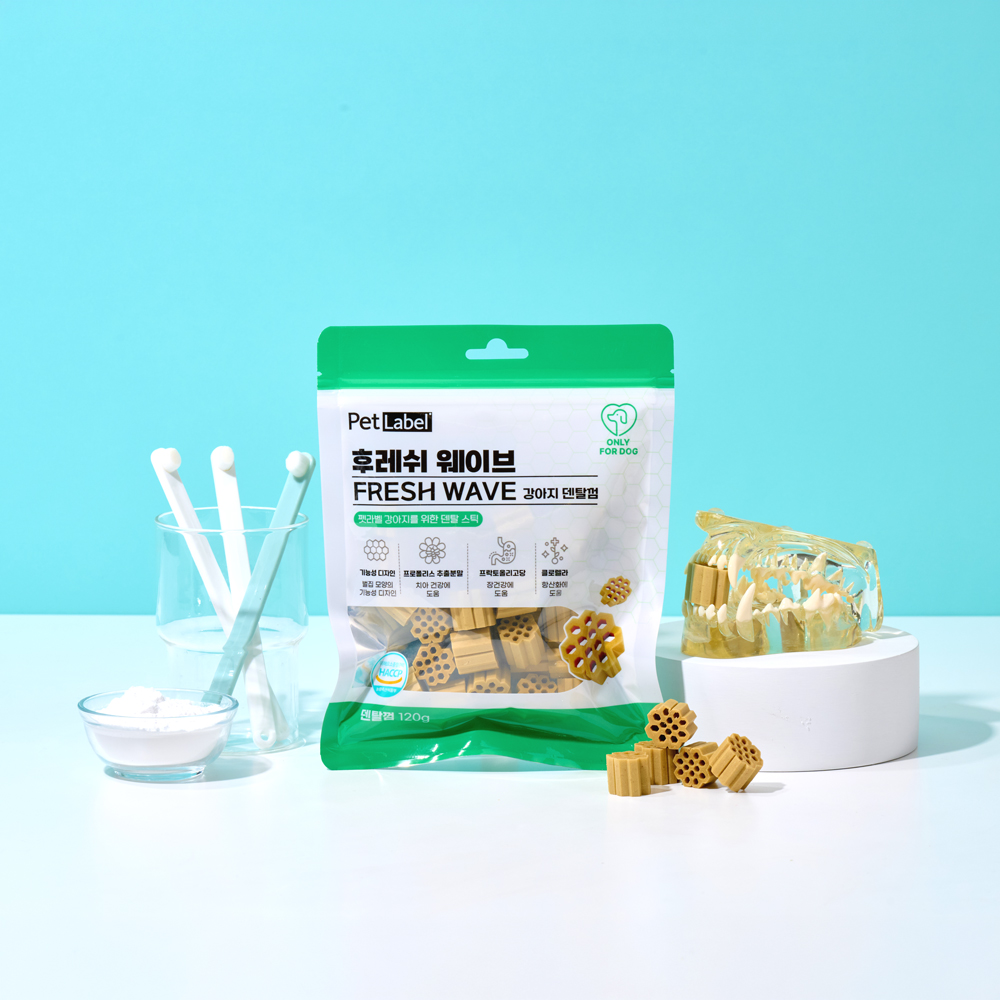 펫라벨 후레쉬웨이브 small 120g 5팩