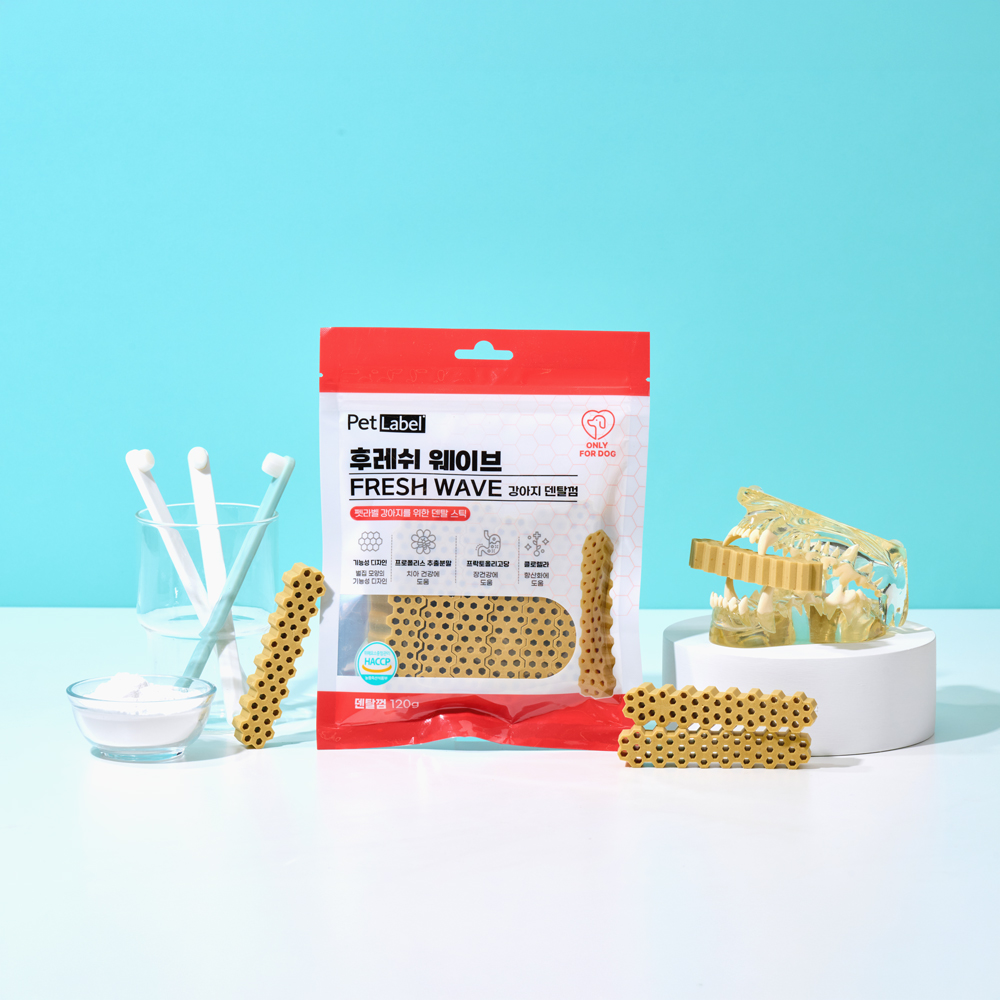 펫라벨 후레쉬웨이브 large 120g 3팩